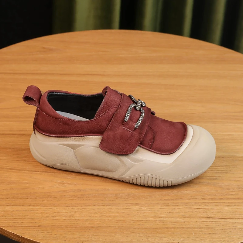 【现货】D7229单鞋女4cm平底软底软面妈妈女鞋直播2024春季新款百搭