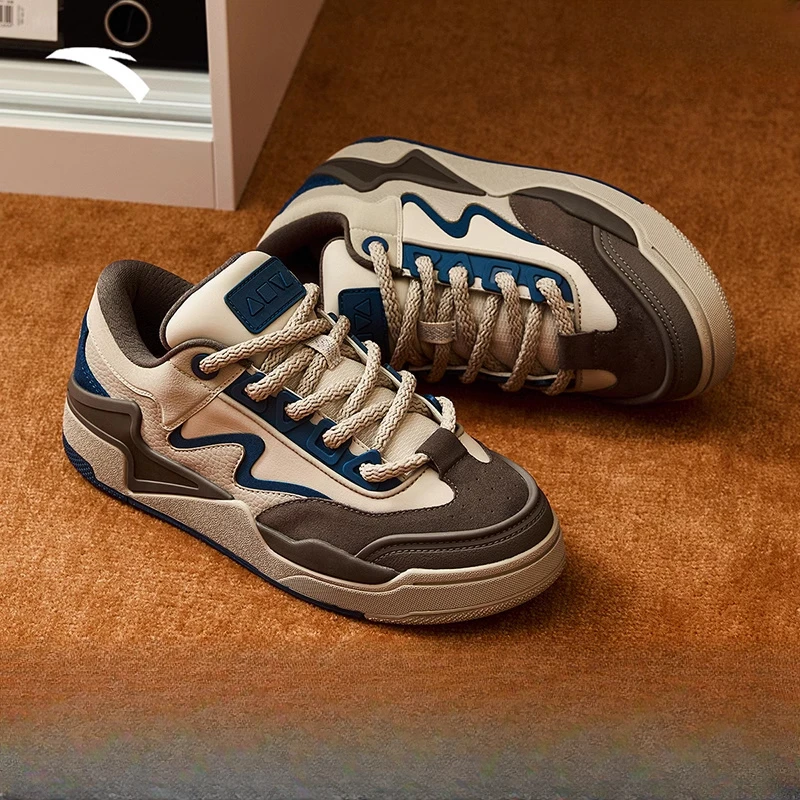 安踏骜杰S丨厚底增高男子板鞋冬季新款潮流休闲运动鞋子