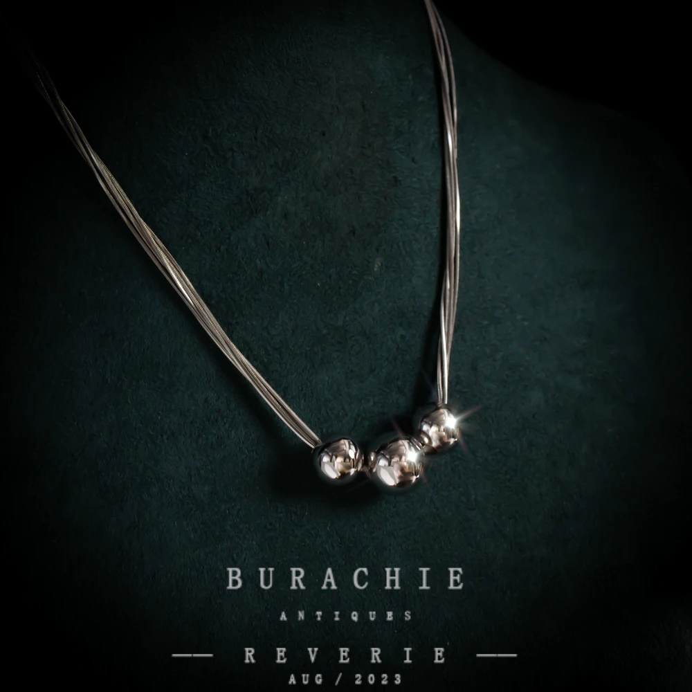 铜合金仿水晶项链 【7090】意｜精品店 高级即即视感