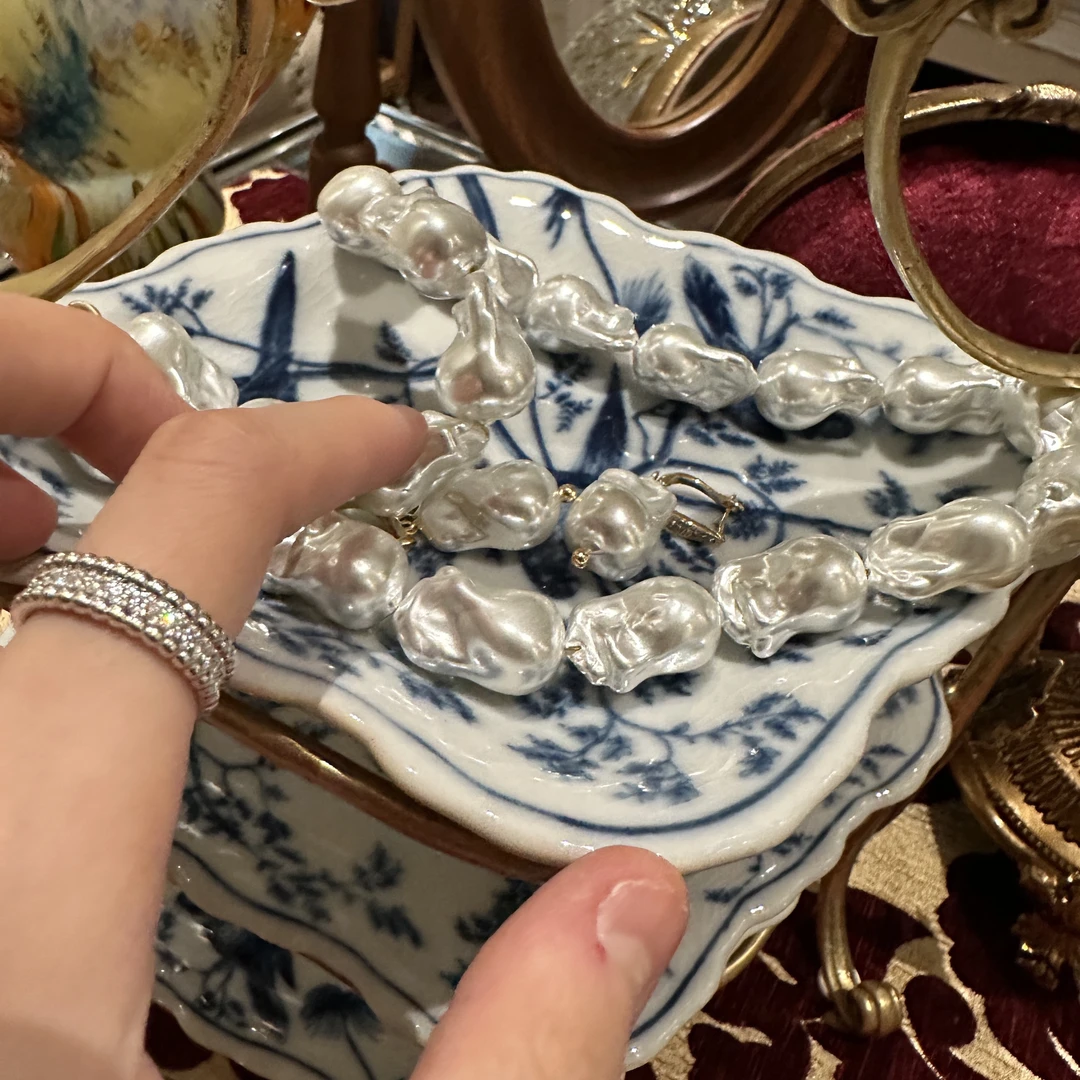 铜合金仿珍珠项链 【3529】周年珍藏英｜经典原标克拉款CrownFrett