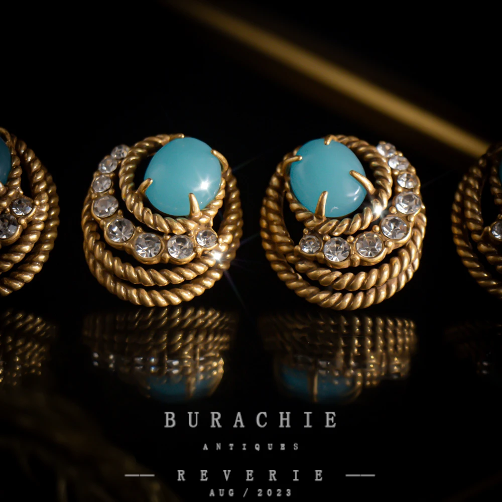 铜合金仿水晶耳饰 【2742】意｜精品店 高级即视感闪烁