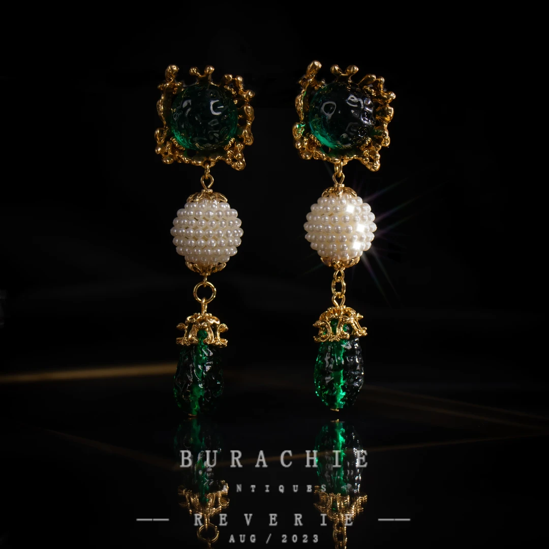 铜合金仿水晶耳饰 【4027】万象生息英产 1Cro miue流光溢彩7.04ct