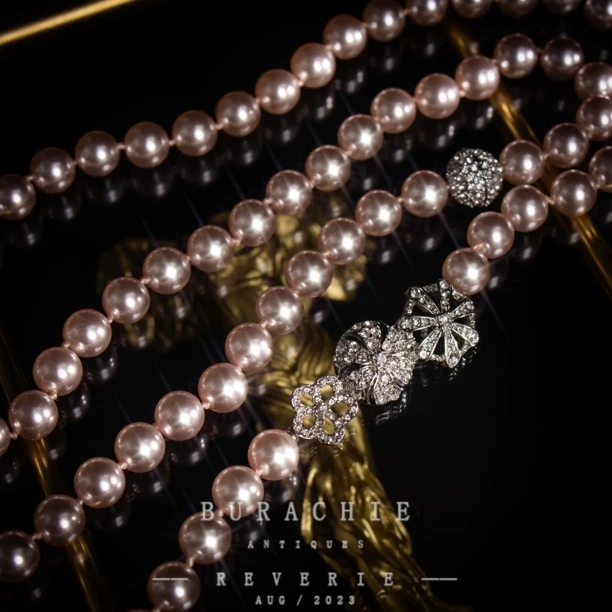 铜合金仿珍珠项链 英国富人款GianFerré 嘉柏俪8537