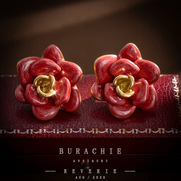 铜合金仿水晶耳饰 【8131】古卓迪德马卡龙古卓 珠