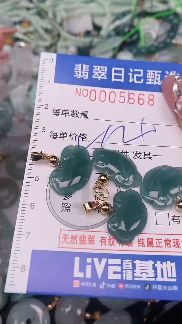 【闪购商品】翡翠颈饰未镶嵌00005668多样性发其一