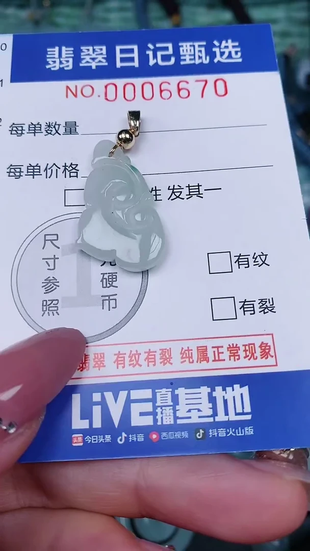 【闪购商品】翡翠颈饰未镶嵌00006670
