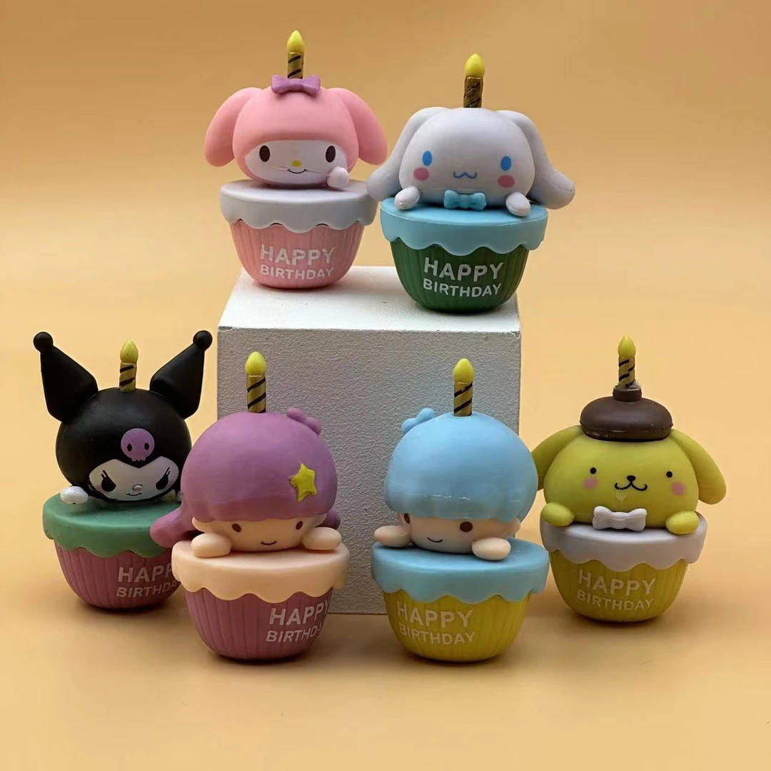 【6个装】创意礼品卡通摆件