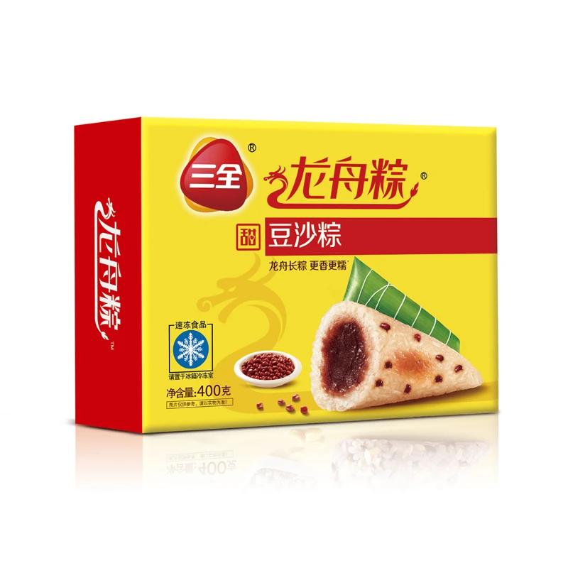 400G三全凌豆沙粽