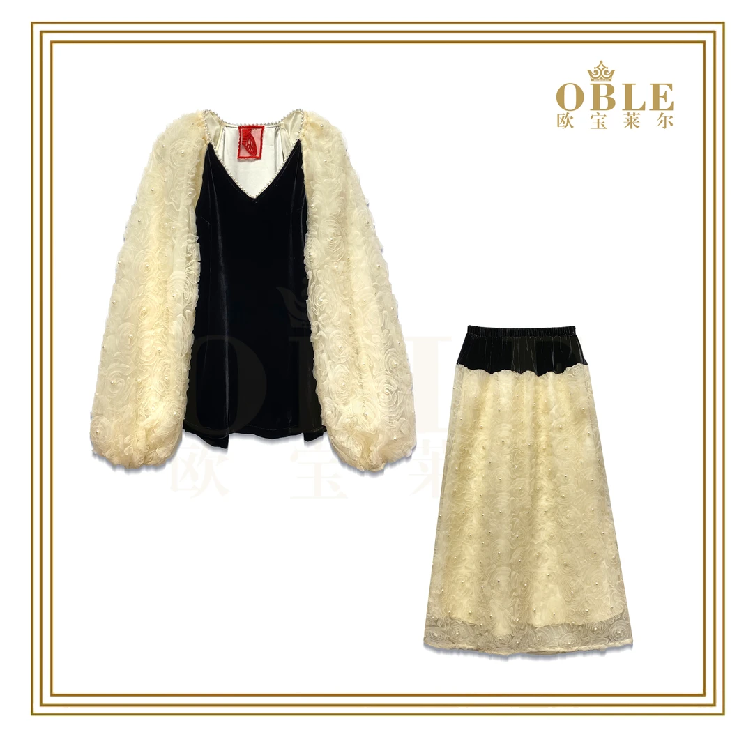 【欧宝莱尔】OBLE 欧宝莱尔 新款 真丝连衣裙秋千61-6618
