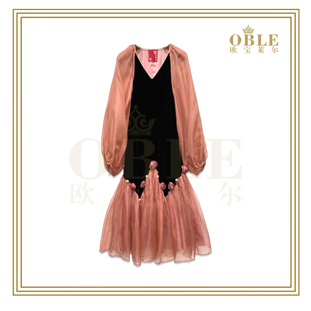 【欧宝莱尔】OBLE   欧宝莱尔 新款 连衣裙独酌61-6614