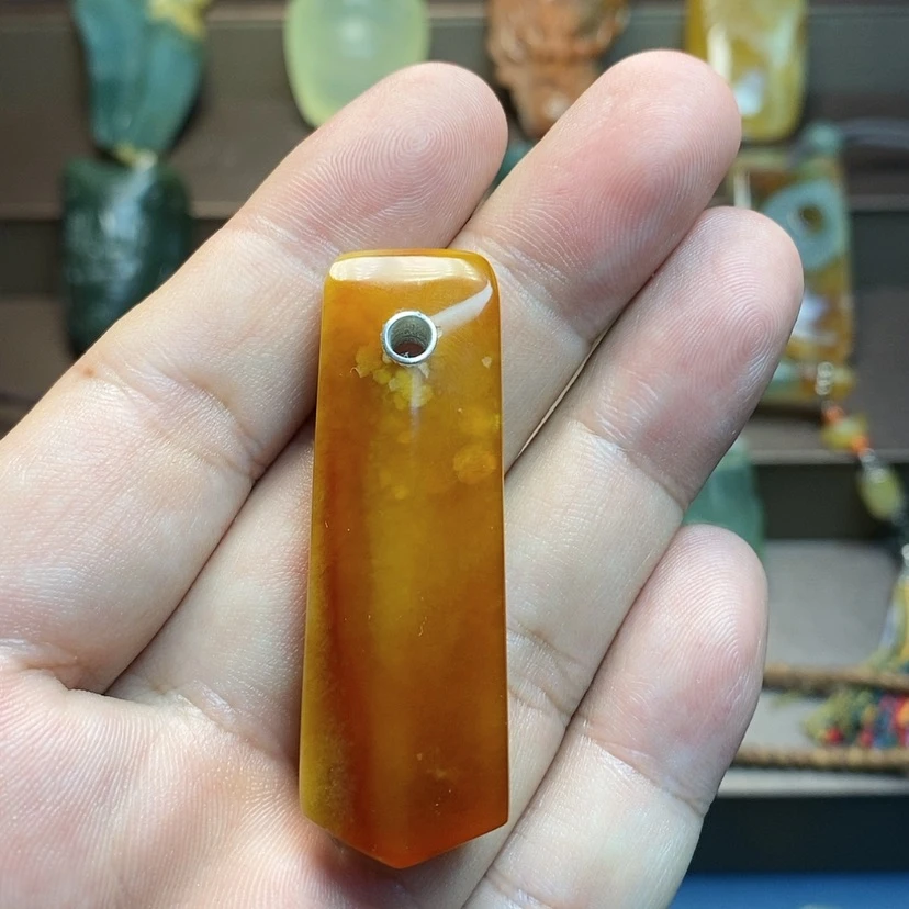 【闪购商品】岫玉吊坠(不含链)未镶嵌燁*彩