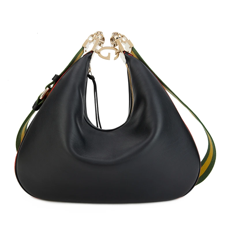 GUCCI古驰Attache系列女士时尚经典牛皮单肩包流浪包