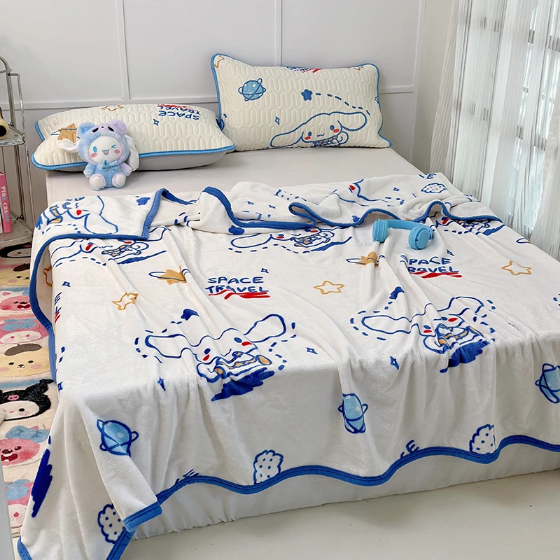 直播  卡通可爱毛毯--CR