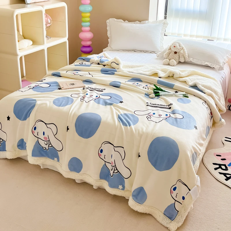 直播 ZC卡通牛奶绒毛毯被--ML