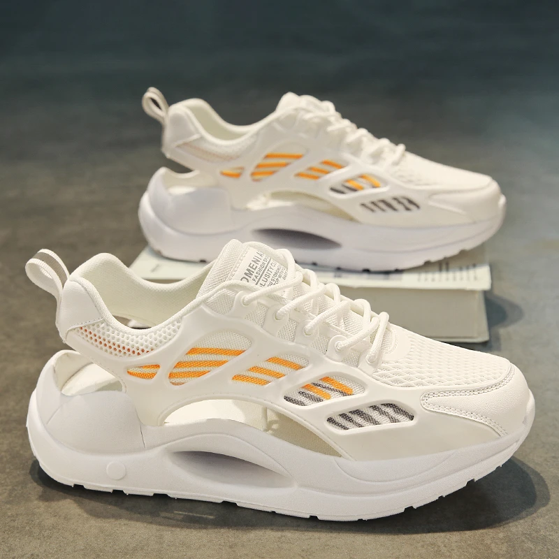 【优惠促销】凉鞋男款春季外穿防滑运动沙滩包头洞洞鞋涉水防臭凉拖