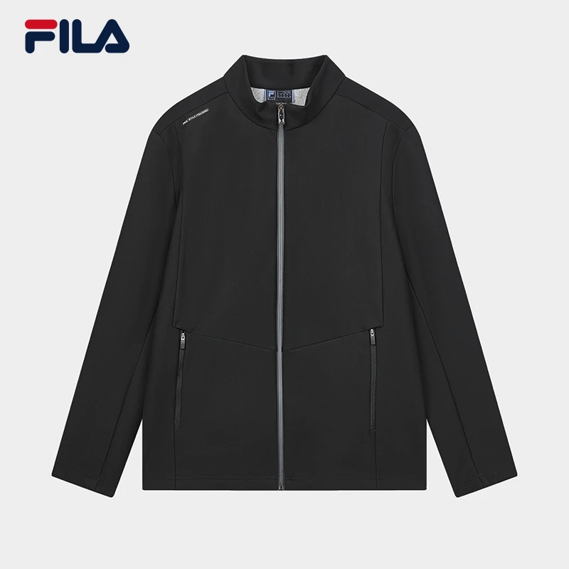 Fila/斐乐男子【男士立领时尚外套】休闲舒适弹力夹克  F11M412502F