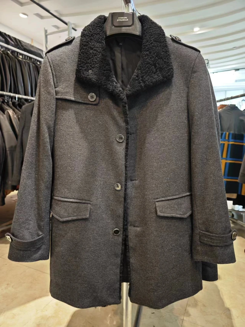 男士毛呢大衣外套休闲·海宁发货中长款
