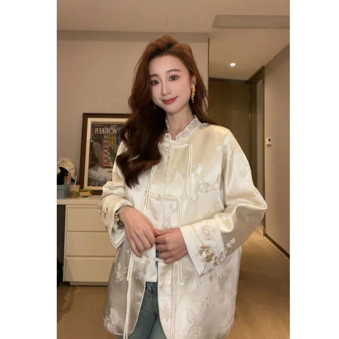 【白叶】新中式宽松外套