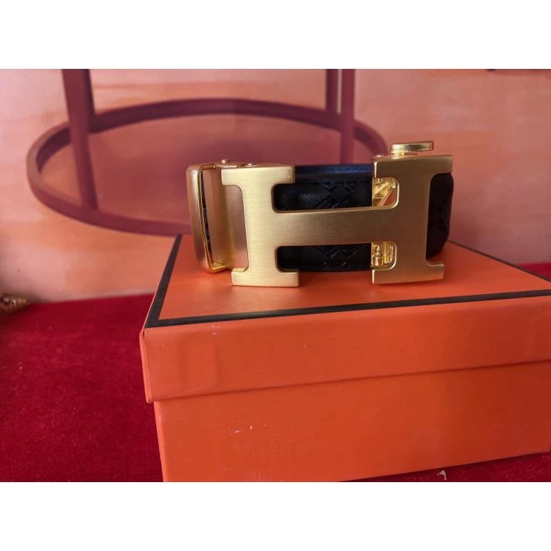 轻奢时尚工字扣男士腰带百搭裤带