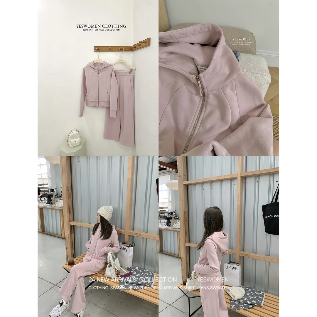 YESWOMEN磨毛套组·秋冬温暖透氣休闲运动元气XY72410F1174