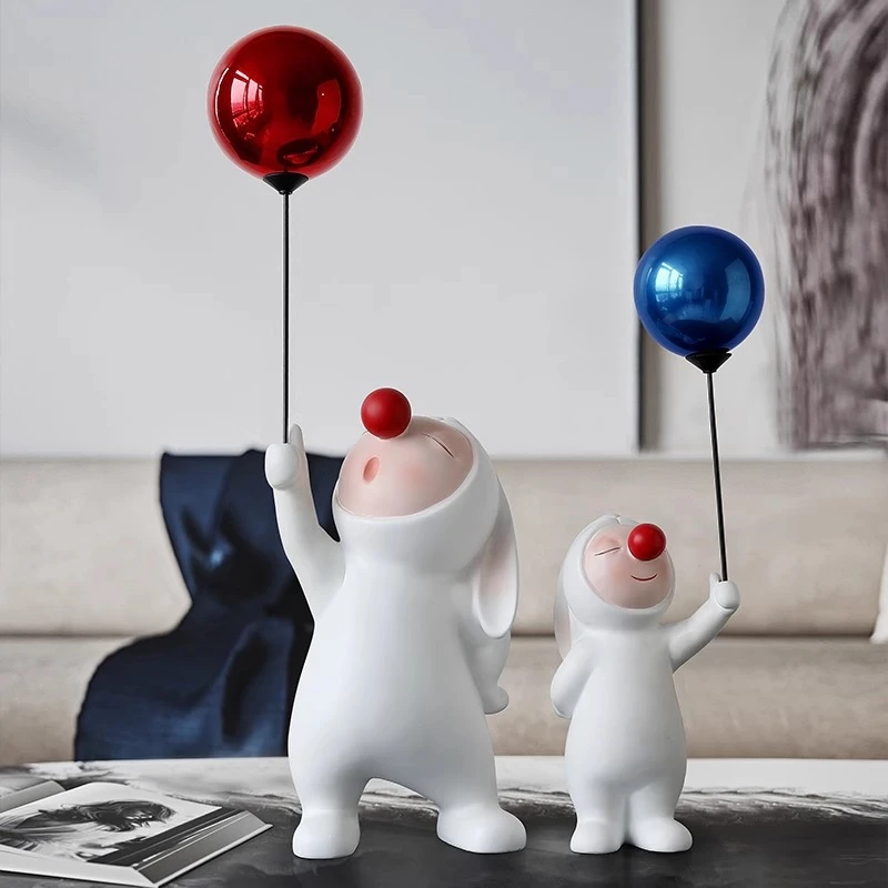 风摆件入户玄关客厅电视柜两边沙发旁创意家居装饰树脂落地