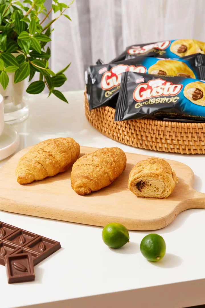 【买一送一】cici gusto 可可酱牛角包牛角面包45g*6袋