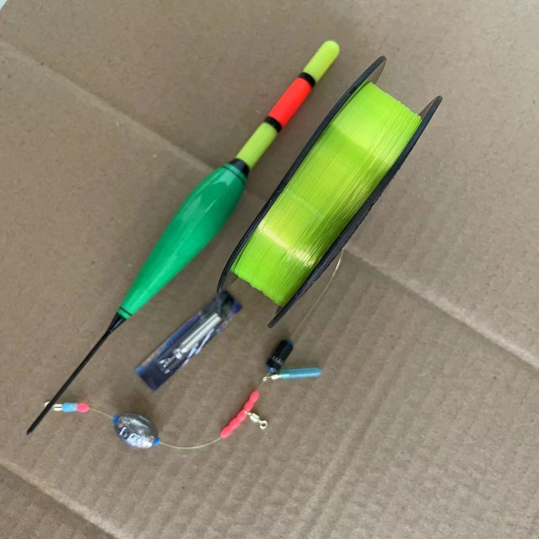 【路滑】成品线组不用调漂咬钩变色自动找底免调漂日夜两用路滑专用