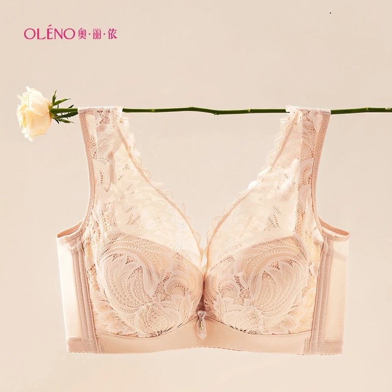 Oleno/奥丽侬调整型背心式3/4薄杯收副乳OWD6080内衣蕾丝