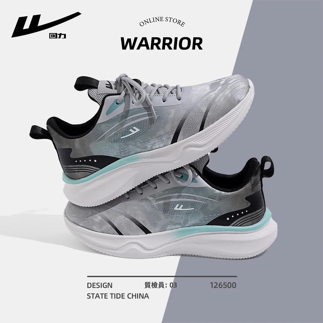 回力运动鞋男款2024夏季新款轻便透气减震休闲百搭网面跑步运动鞋