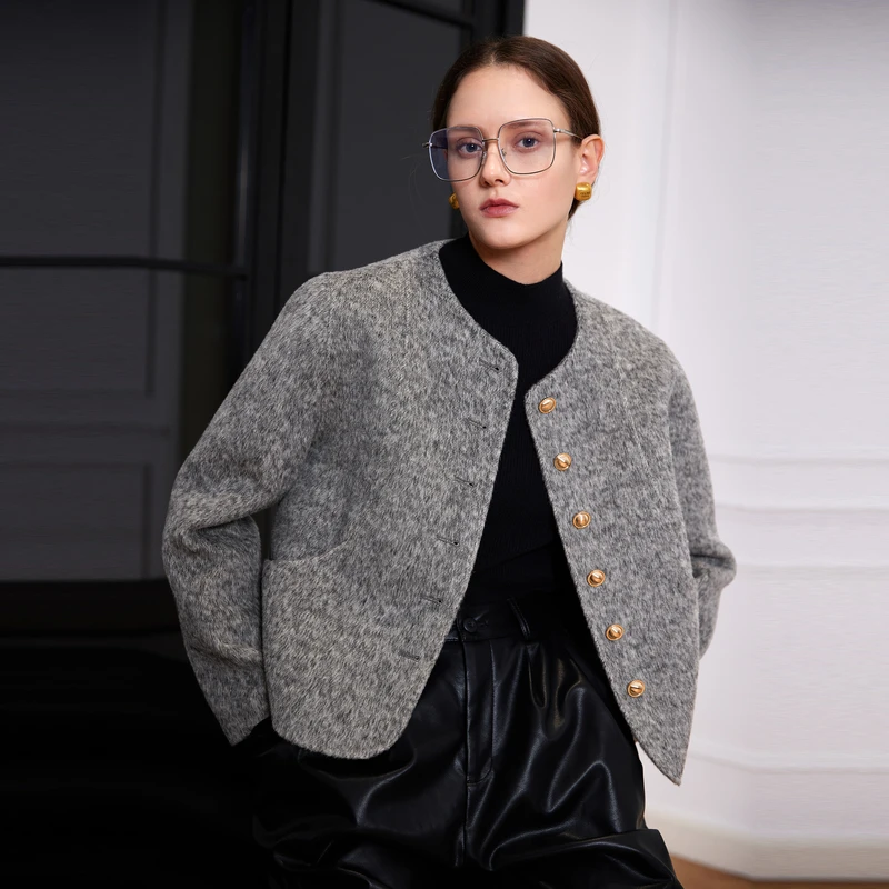 【商场同款】LEISURE丽雪细腻柔软短外套0021