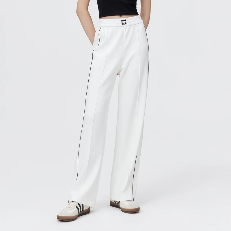 籽言专属LEISURE丽雪顺滑垂坠弹力休闲裤1433