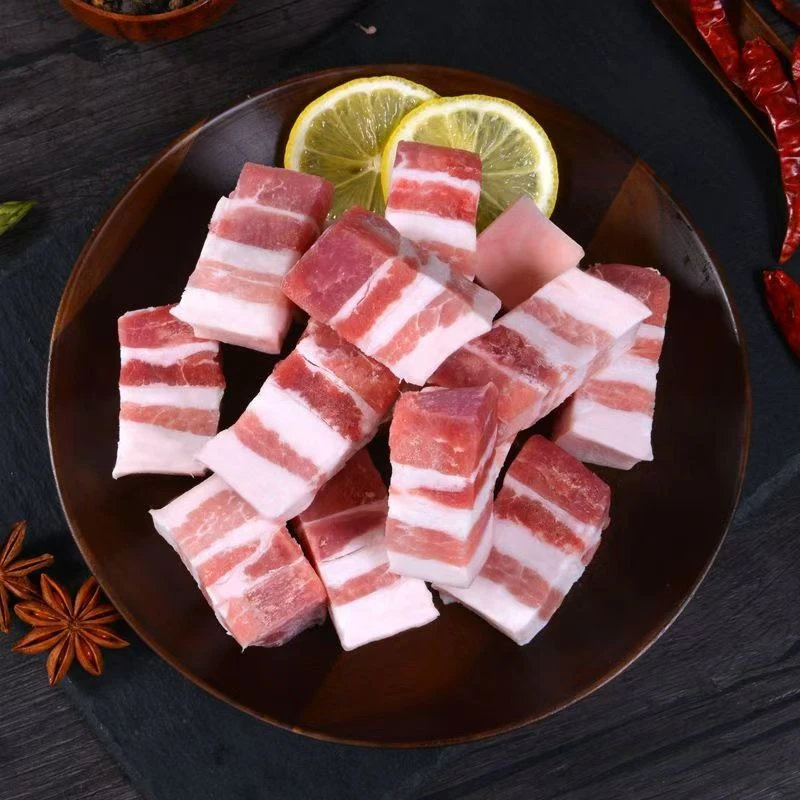 【顺丰冷链】农家散养土猪五花肉块 切块 带箱10斤