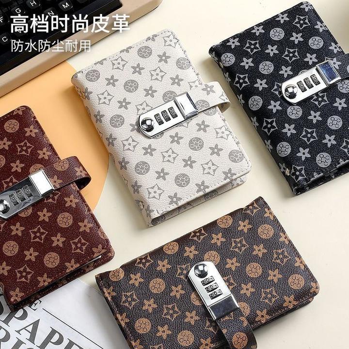 密码锁纸币收藏册现金收纳册复古透明多功能设计经典加厚拆卸内页