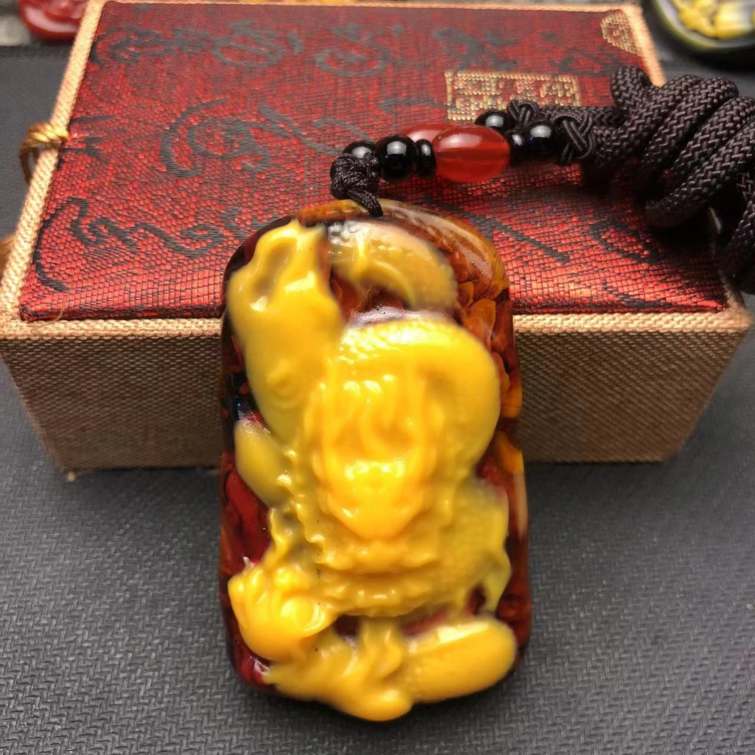 【粉丝专属】特色手工艺黄金甲龙挂件