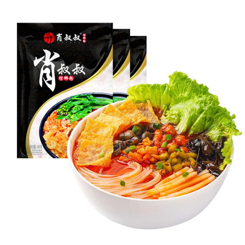 肖叔叔原味螺蛳粉330克*3袋柳州嗦粉醇香米粉散装