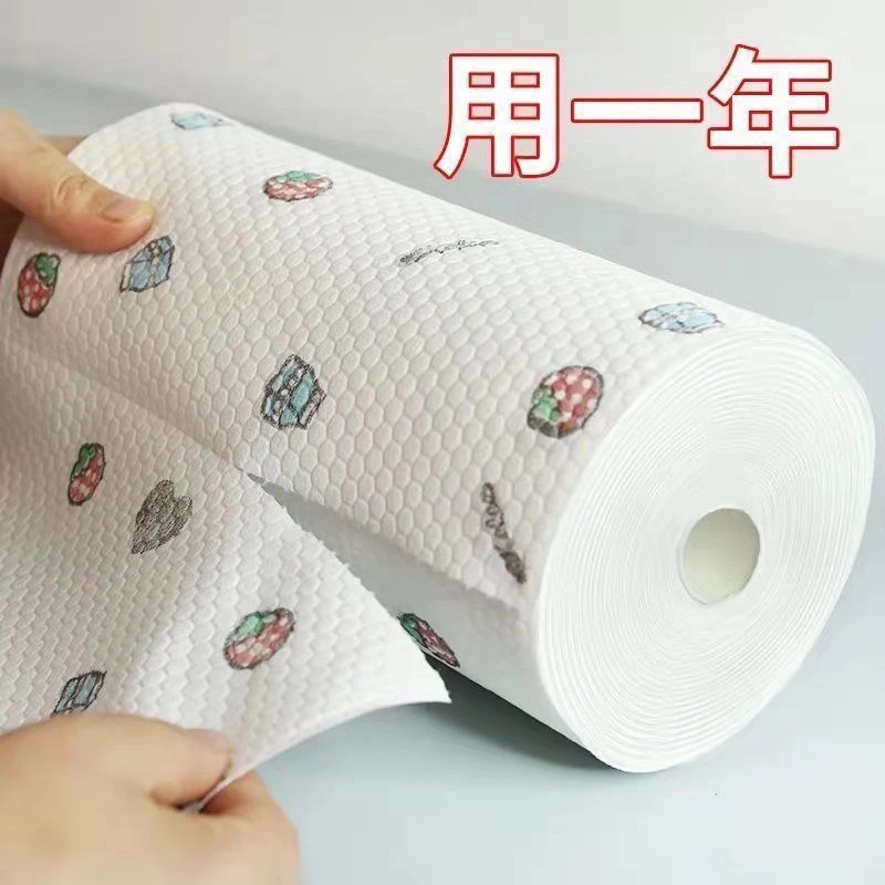 [店铺爆款]厨房一次性懒人抹布干湿两用吸水吸油纸加厚洗碗布家用