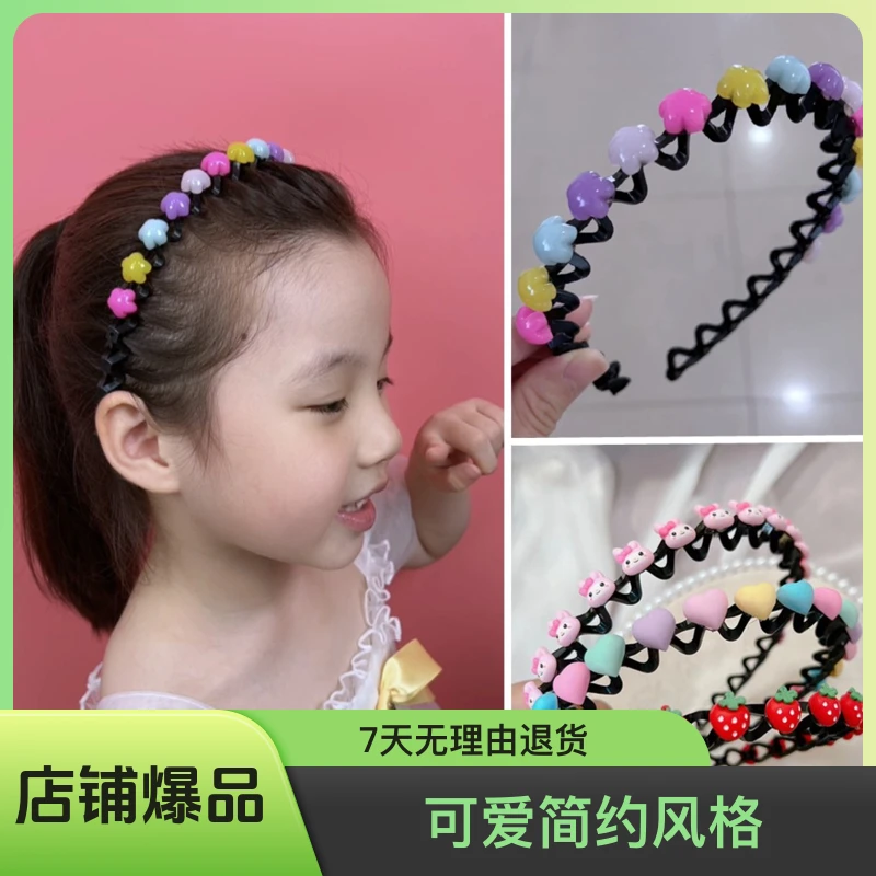 儿童刘海碎发发箍发夹发卡小女孩洗脸夏季头箍头饰发饰萌娃穿搭