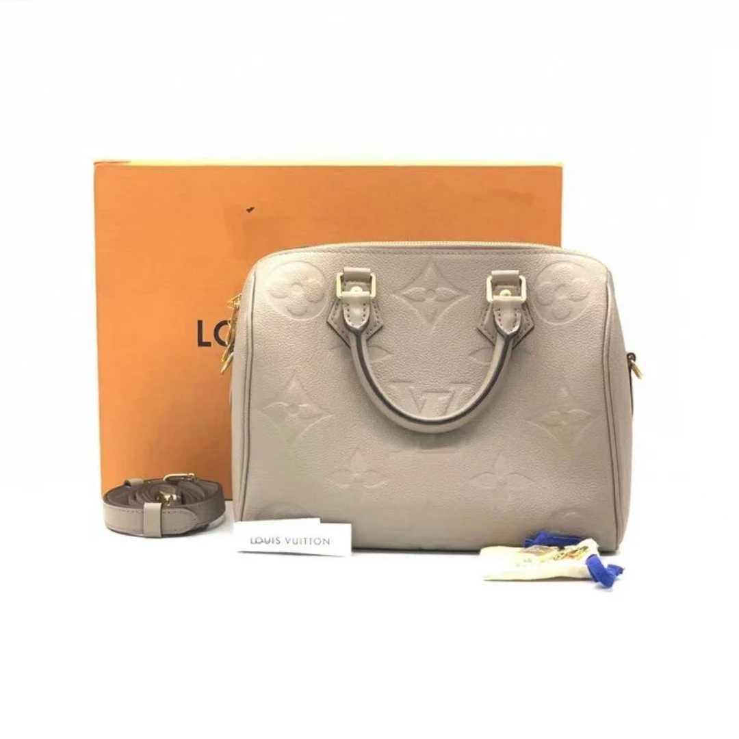 99新 LouisVuitton/路易威登 牛奢网/lv 大象灰sp25斜挎包/肩带款
