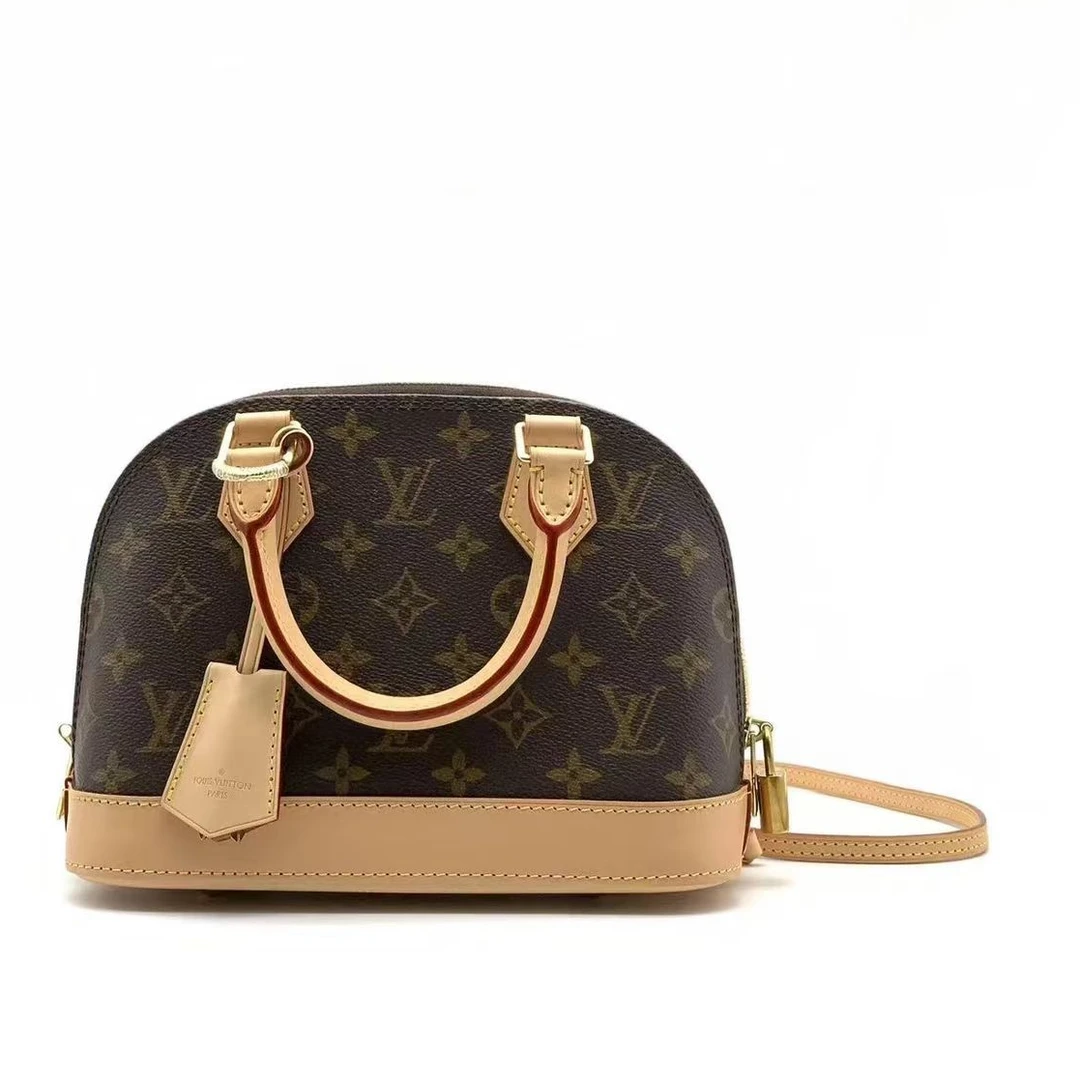 95新 LouisVuitton/路易威登 老花贝壳bb包