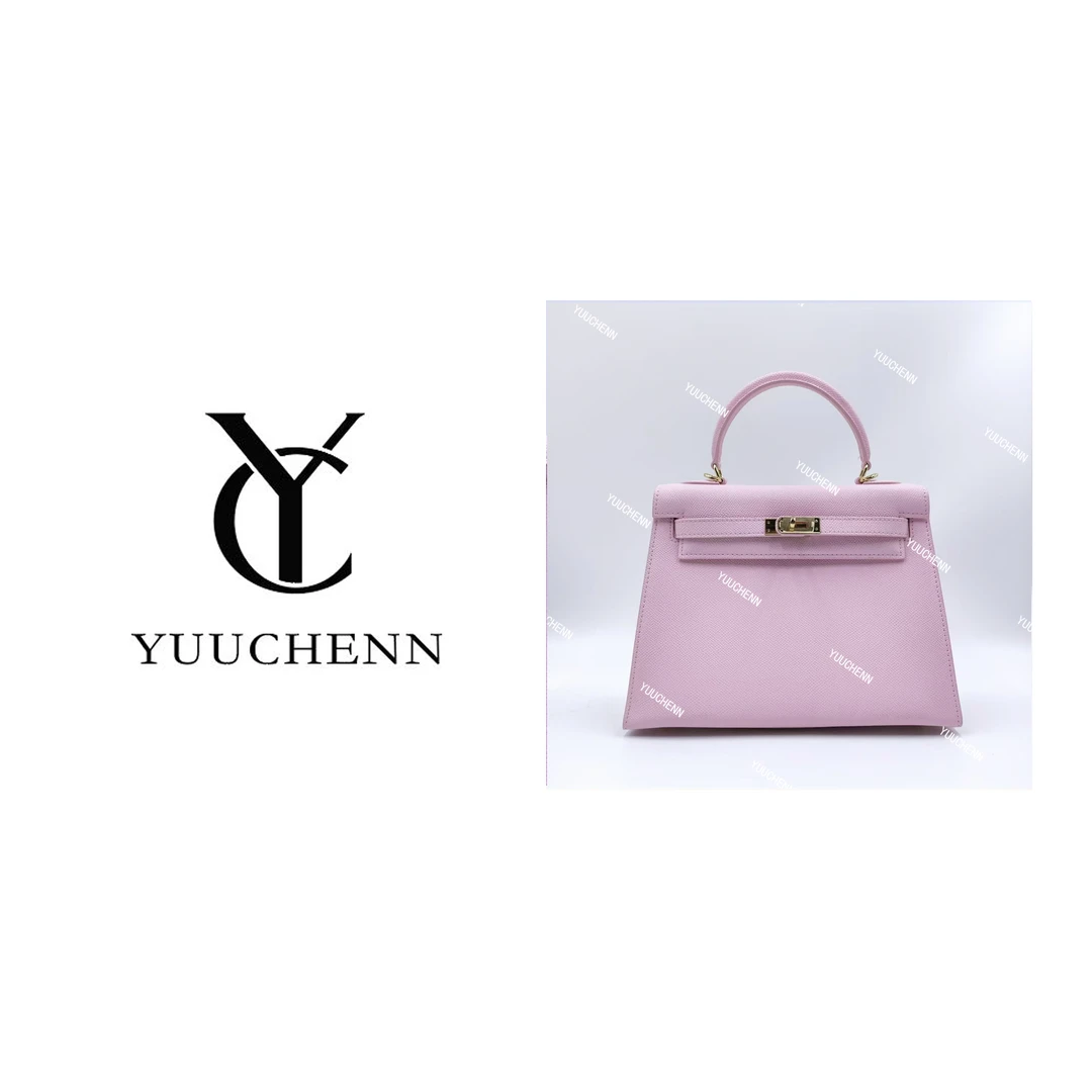 YUUCHENN“中古凯丽”25cm原创设计高定真皮包 HH2807