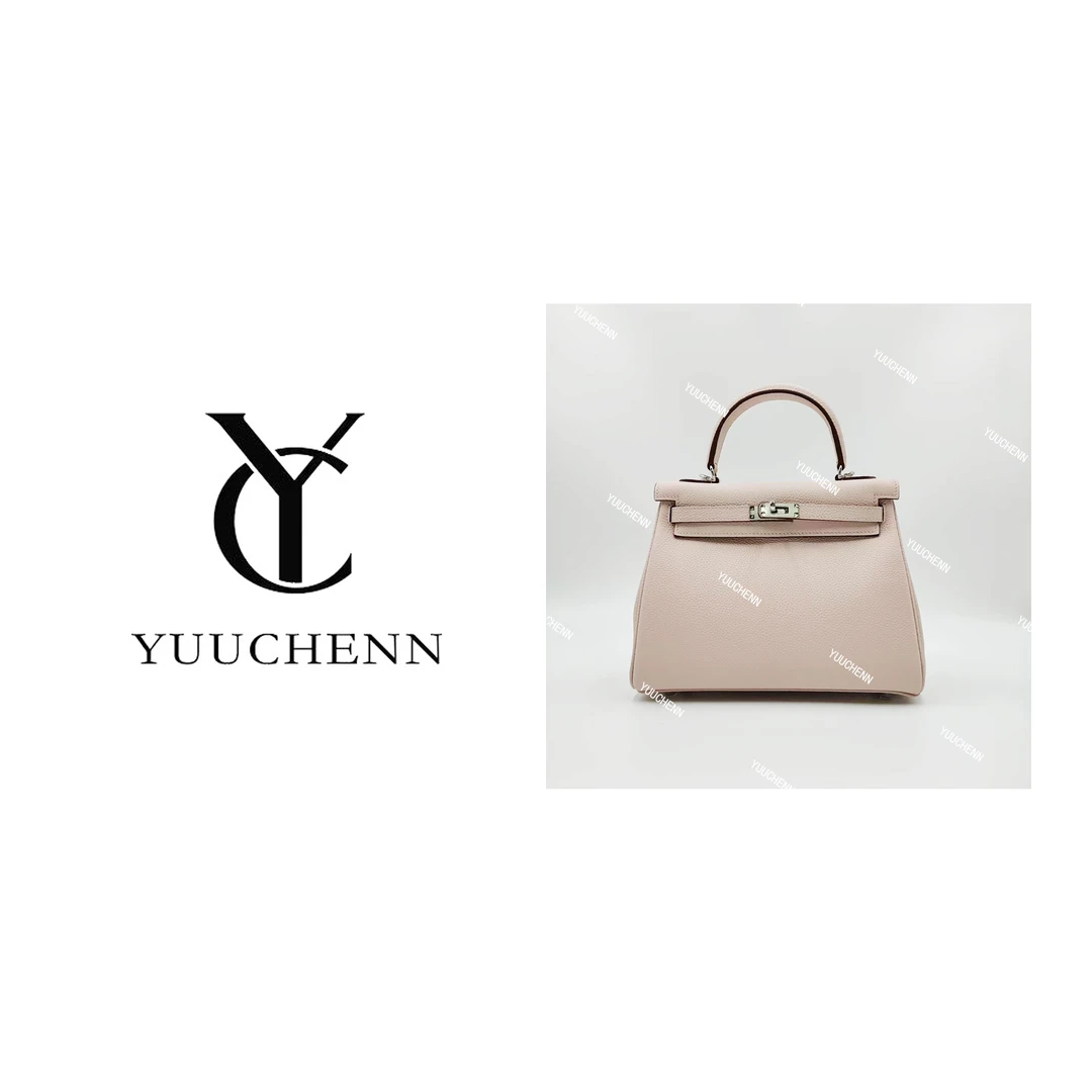 YUUCHENN“中古凯丽”25cm原创设计高定真皮包 HH2549