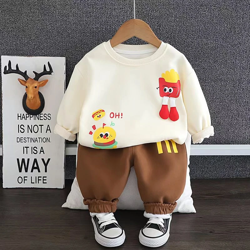 2024新款帅气秋装潮时髦宝宝卫衣儿童春秋款长袖