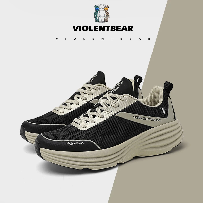 Violentbear/暴力熊夏季新款时尚男女轻跑运动网面休闲鞋24699