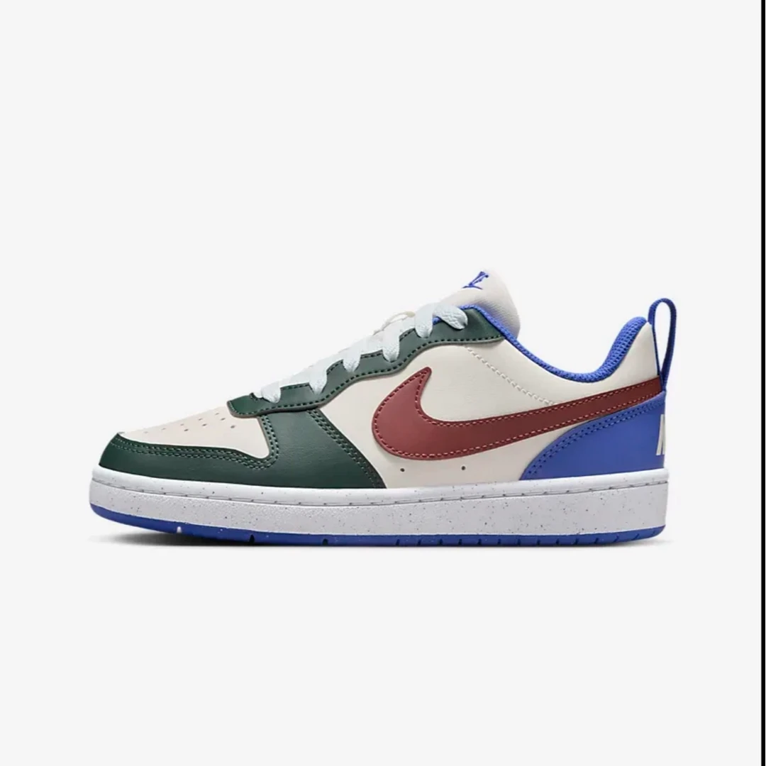 NIKE/耐克 Court复古小码运动鞋拼接经典GS低帮板鞋 DV5456300