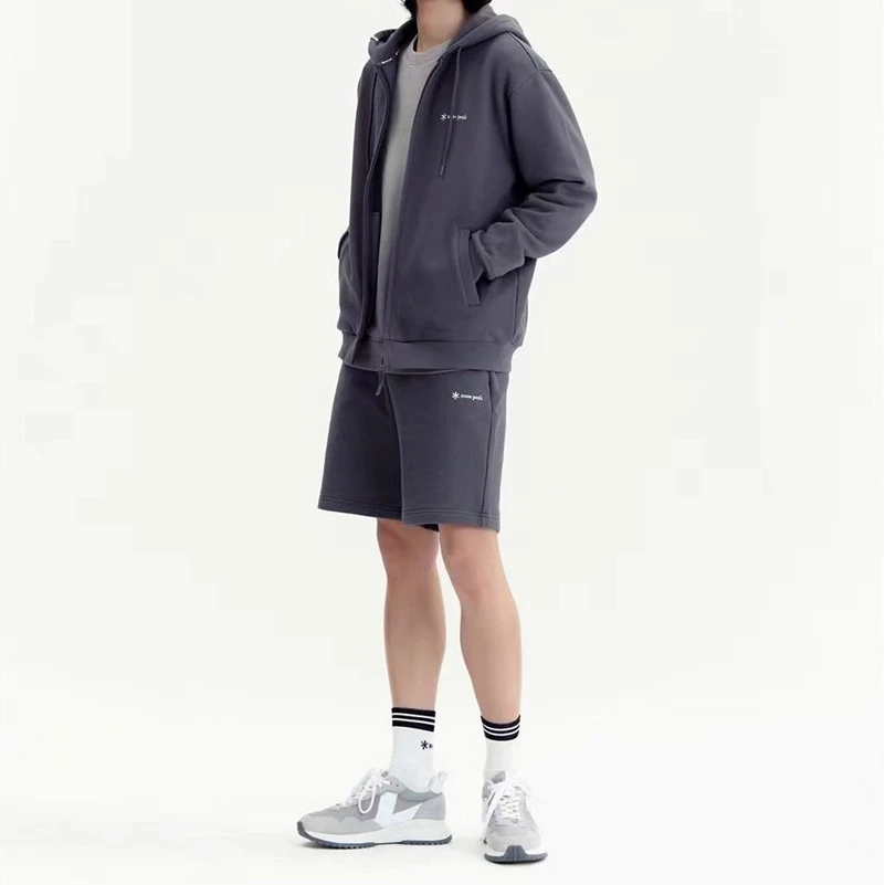 高货 户外天花板秋冬连帽卫衣男加肥加大码300斤肥佬针织拉链外套