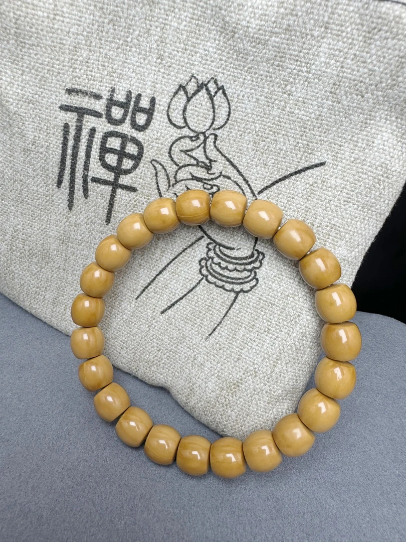 【猴头直切手串】精工无暇，全品大面微倒角原皮原色，不泡药不做色