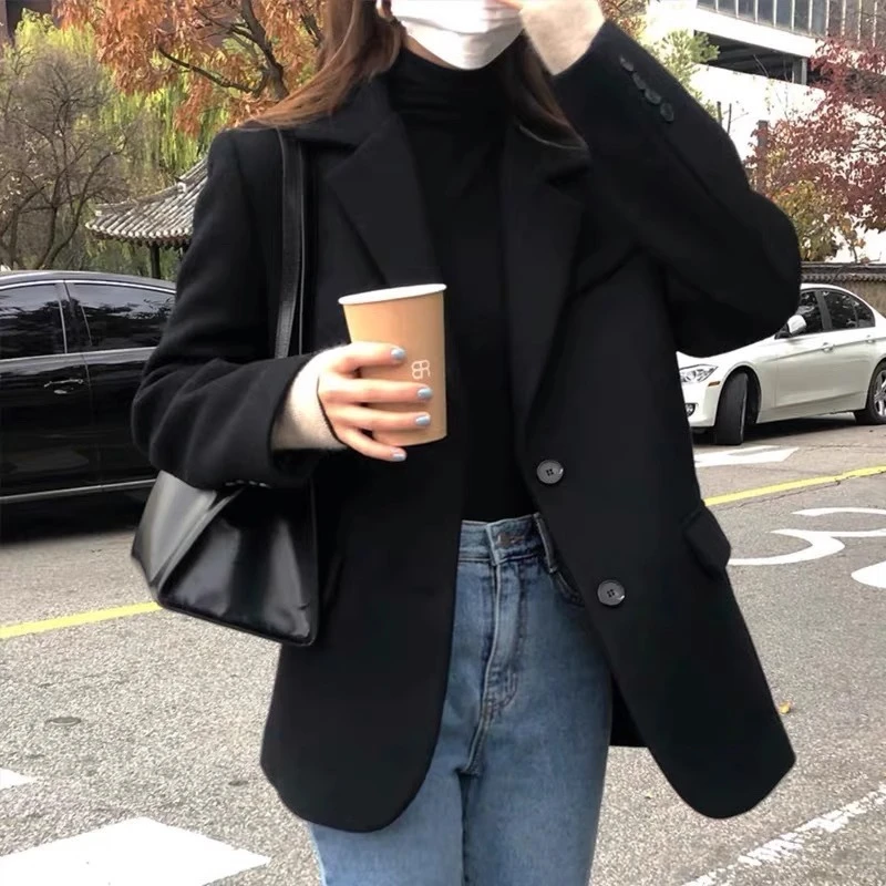 休闲西装套装女2025秋冬季新款高端时尚气质高级感英伦风西服外套