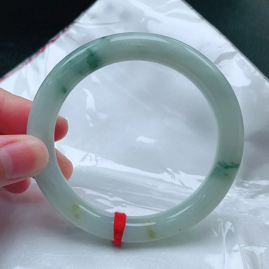 翡翠手镯未镶嵌缅甸天然a货翡翠手镯