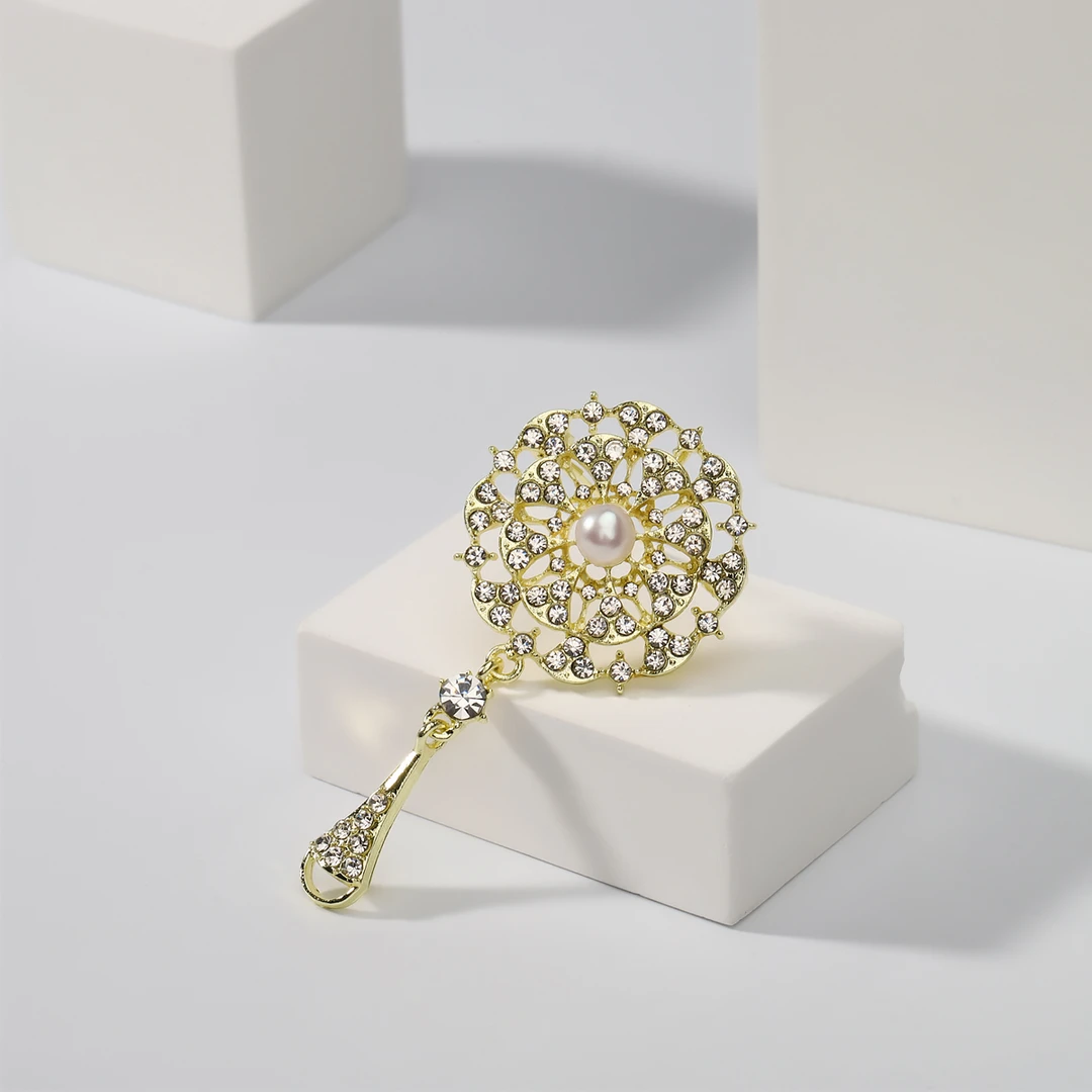 淡水珍珠胸针 时尚百搭