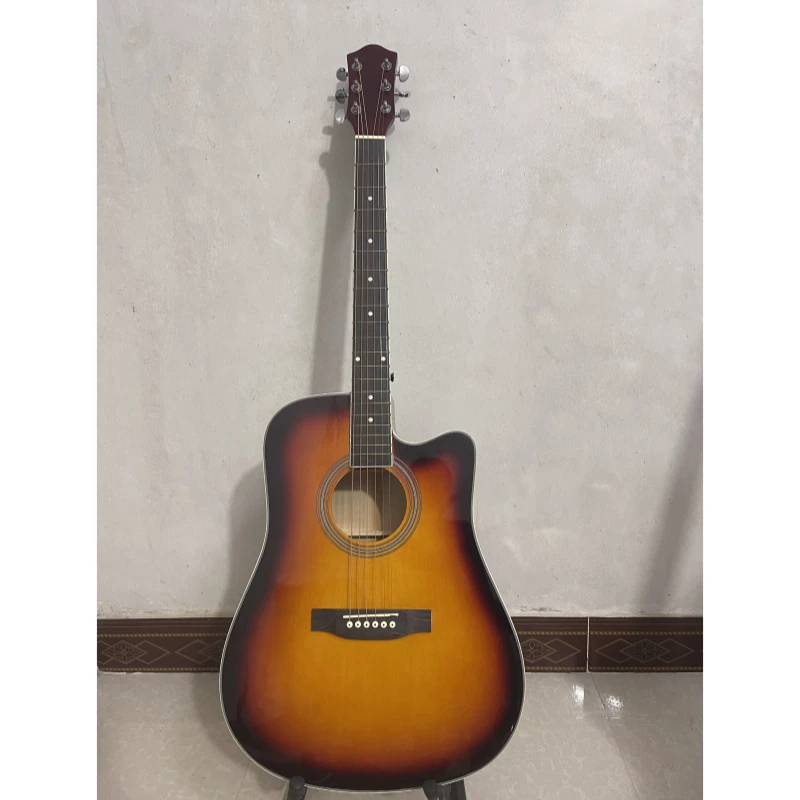 清仓福利款41寸民谣木吉他高亮防磕款男女学生新手初学者